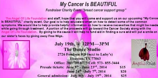 Support Cancer Awareness At "My Cancer is Beautiful"